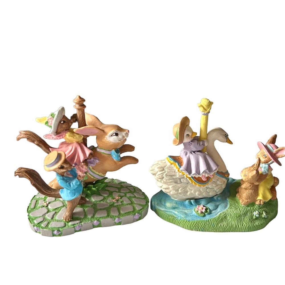 Vintage Avon 1993 Kathy Jeffers Miniature Figurines